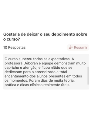 Depoimento de aluna da Imersão