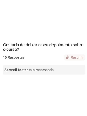 Depoimento de aluna da Imersão