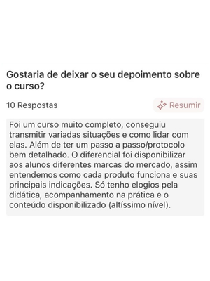 Depoimento de aluna da Imersão