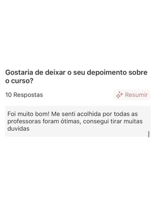 Depoimento de aluna da Imersão