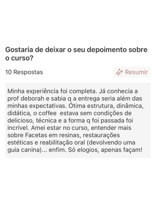 Depoimento de aluna da Imersão