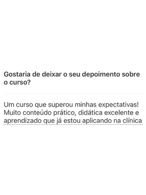 Depoimento de aluna da Imersão