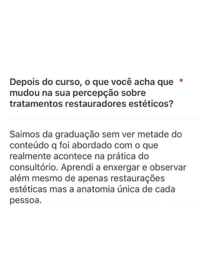 Depoimento de aluna da Imersão